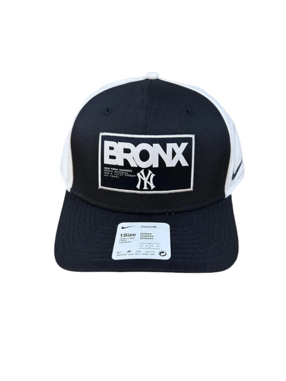 NIKE New York Yankees Bronx Baseball Cap Classic99 Adjustable Dri-Fit Men’s